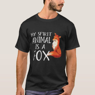 Mein Geisttier ist ein Fox-Funny-Funny-Lover-T - S T-Shirt