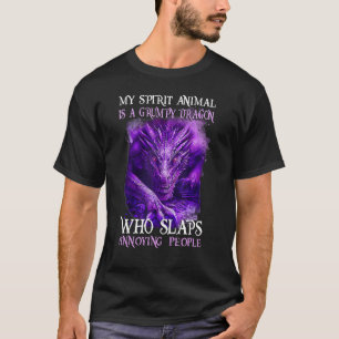 Mein Geisttier ist ein gruseliger Drache T-Shirt