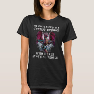 Mein Geisttier ist ein gruseliger Drache Vintag 1 T-Shirt