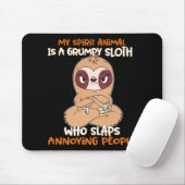 Mein Geisttier ist ein gruseliger Faultier Mousepad (Mit Mouse)