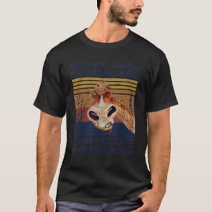 Mein Geisttier ist ein gruseliges Pferd, das Annoy T-Shirt