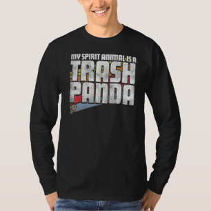 Mein Geisttier ist ein Mülleimer-Panda Retro-Racco T-Shirt
