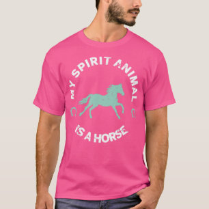 Mein Geisttier ist ein Pferderennfahrgeschenk für T-Shirt