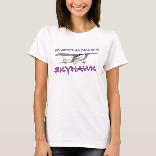 Mein Geisttier ist ein Skyhawk T-Shirt (Vorderseite)
