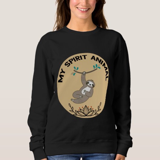 Mein Geisttier ist schwach Sweatshirt (Vorderseite)