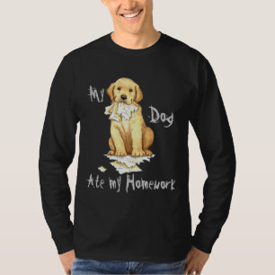 Mein gelber Labrador aß meine Hausaufgaben T-Shirt