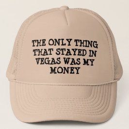 mein Geld bleibe in vEGAS Truckerkappe