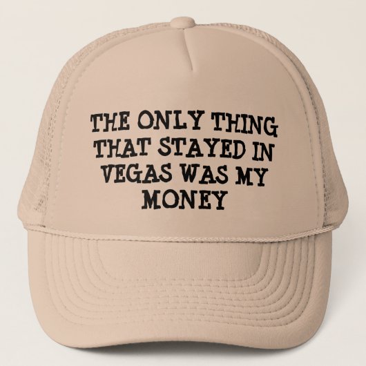 mein Geld bleibe in vEGAS Truckerkappe (Vorderseite)