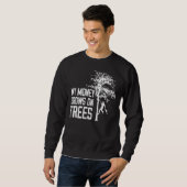 Mein Geld wächst an Bäumen, die von einem Arborist Sweatshirt (Vorne ganz)