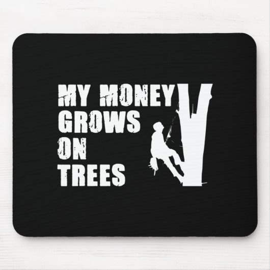 Mein Geld wächst auf Bäumen, die für eine Lu Mousepad (Vorne)