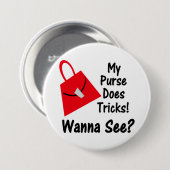 Mein Geldbeutel tut Trick-Knopf Button (Vorne & Hinten)