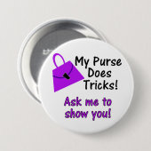 Mein Geldbeutel tut Tricks Button (Vorne & Hinten)