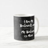 Mein geliebtes ist meins personalisierter kaffeetasse (VorderseiteRechts)