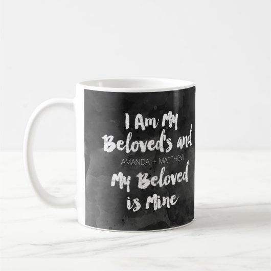 Mein geliebtes ist meins personalisierter kaffeetasse (Links)