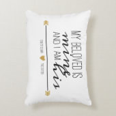 Mein geliebtes ist meins, Schrift Dekokissen (Vorderseite(Vertikal))