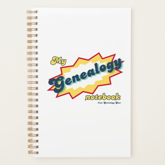 Mein Genealogie-Notizbuch (Planerversion) Planer (Vorderseite)