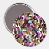 Mein geometrischer Garten... Magnet (Vorderseite/Rückseite)