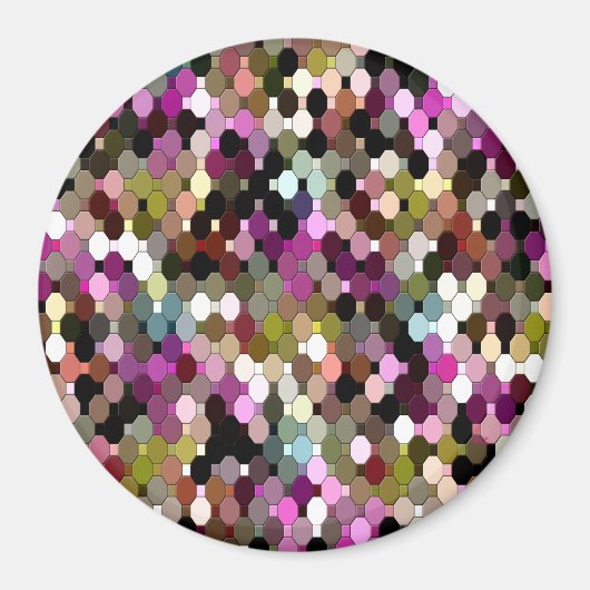 Mein geometrischer Garten... Magnet (Vorne)