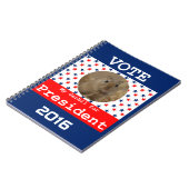 Mein Gerbil für Präsident Notebook Notizblock (Linke Seite)