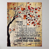 Mein Geschenk für den Ehemann | Schreiben an ihn | Poster (Vorne)