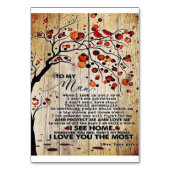 Mein Geschenk für den Ehemann | Schreiben an ihn | Tischnummer (Vorderseite)