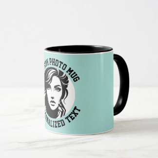 Mein Gesicht auf einem benutzerdefinierten Kombi-B Tasse