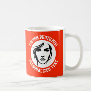 Mein Gesicht auf einem individuellen Becher in HEL Kaffeetasse