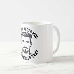 Mein Gesicht auf einer benutzerdefinierten Tasse