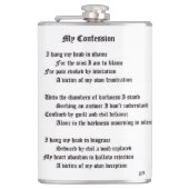 Mein Geständnis Flachmann (Vorderseite)