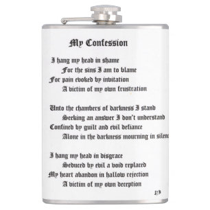 Mein Geständnis Flachmann