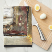 Mein Geständnis Geschirrtuch (Viertel Falte)