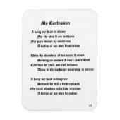 Mein Geständnis Magnet (Vertikal)
