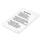 Mein Geständnis Magnet (Linke Seite)