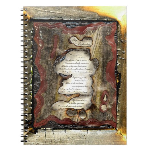 Mein Geständnis Notizblock (Vorderseite)