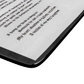 Mein Geständnis Schneidebrett (Ecke)