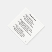 Mein Geständnis Serviette (Ecke)