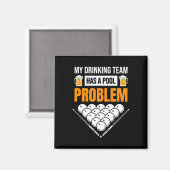 Mein Getränketeam hat ein Schwimmbadproblem bei ei Magnet (Vorderseite/Rückseite)