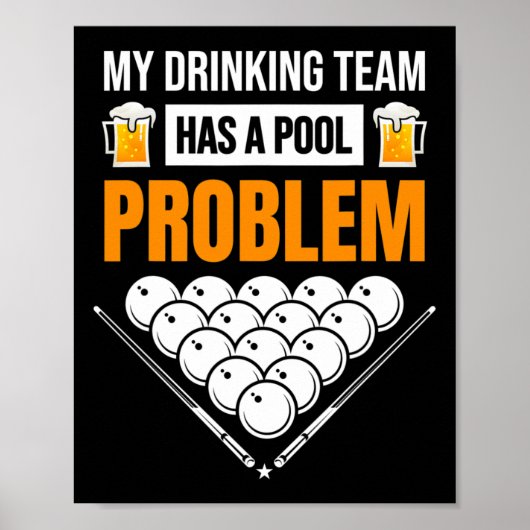 Mein Getränketeam hat ein Schwimmbadproblem bei ei Poster (Vorne)