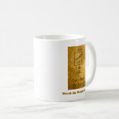 Mein Gewicht in Gold Kaffeetasse (VorderseiteRechts)