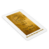 Mein Gewicht in Gold Magnet (Rechte Seite)