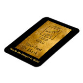 Mein Gewicht in Gold Magnet (Linke Seite)