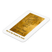Mein Gewicht in Gold Magnet (Linke Seite)