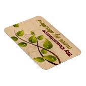 "Mein Gewissen" Motivation Affirmation Flexibel Magnet (Rechte Seite)