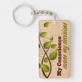 "Mein Gewissen" Motivation Affirmation Schlüsselanhänger