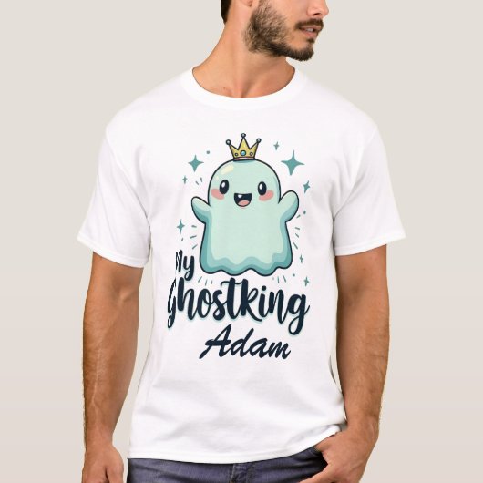 Mein Ghostking Kawaii Halloween Shirt für Boyfrien (Vorderseite)