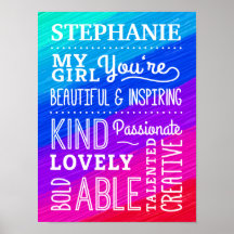 Mein Girl Phantastisch Compliments Poster