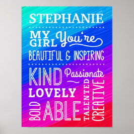 Mein Girl Phantastisch Compliments Poster