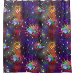 Mein glamouröses Funky Disco-Muster Duschvorhang