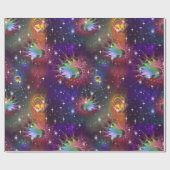 Mein glamouröses Funky Disco-Muster Geschenkpapier (Flach)