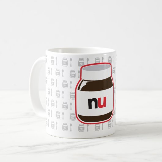 Mein Glas von Nutella Kaffeetasse (Vorderseite Links)